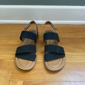 Comfortiva Pillow-top Sandals with Memory Form